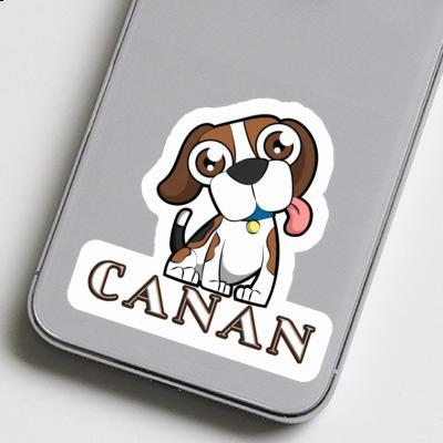 Canan Autocollant Beagle Image