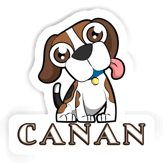 Sticker Beagle Dog Canan Notebook Image