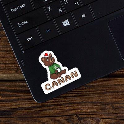 Sticker Canan Bear Notebook Image