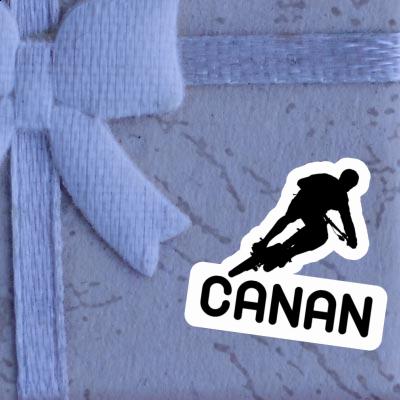 Biker Sticker Canan Notebook Image