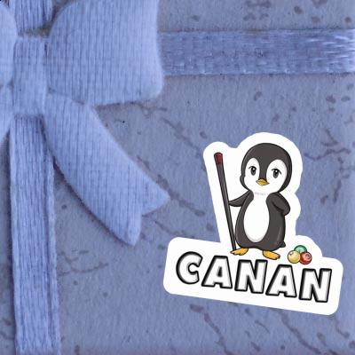 Pinguin Aufkleber Canan Notebook Image