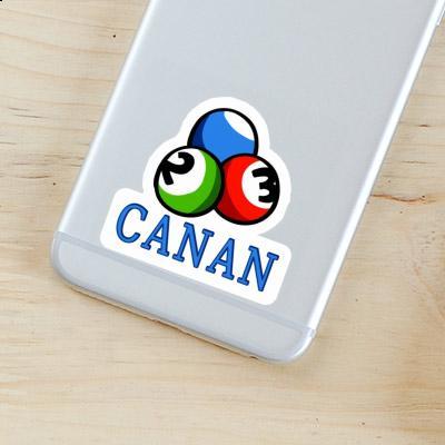 Sticker Billiard Ball Canan Notebook Image