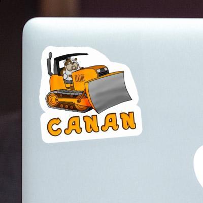 Aufkleber Bulldozer Canan Laptop Image