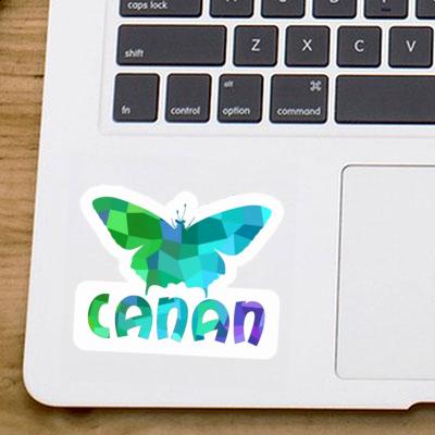 Aufkleber Schmetterling Canan Laptop Image