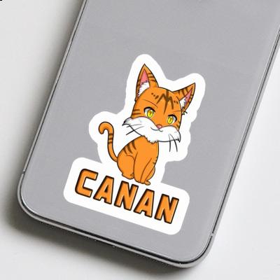 Autocollant Canan Chat Laptop Image