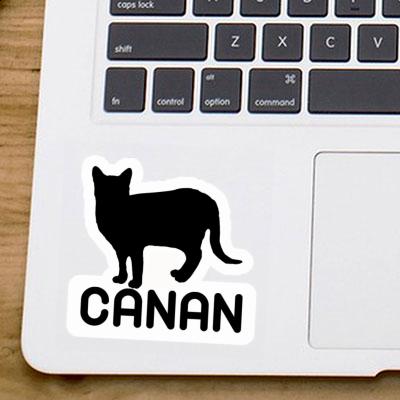 Sticker Cat Canan Notebook Image