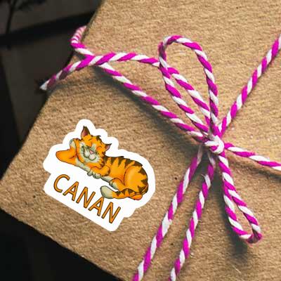 Cat Sticker Canan Notebook Image