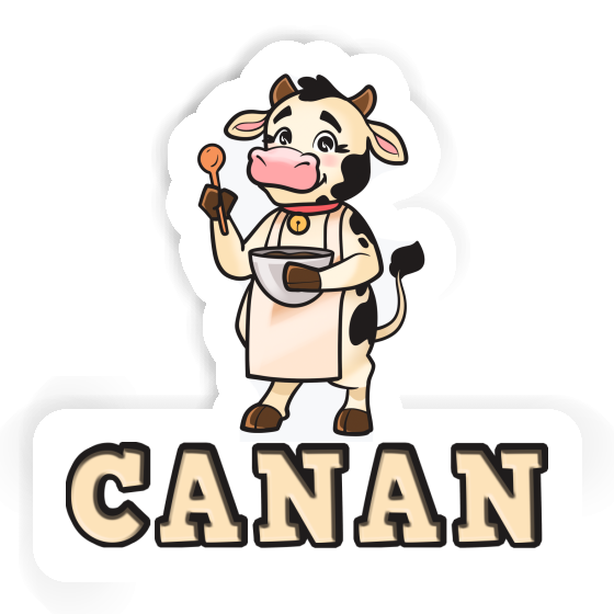 Cow Sticker Canan Image