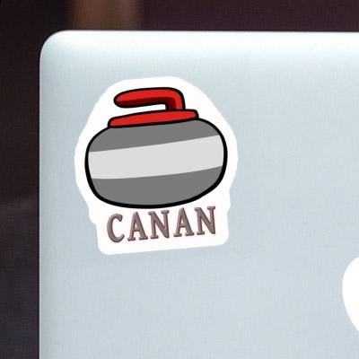 Canan Sticker Curling Stone Notebook Image