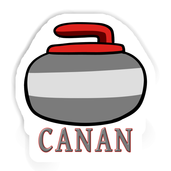 Canan Sticker Curling Stone Laptop Image