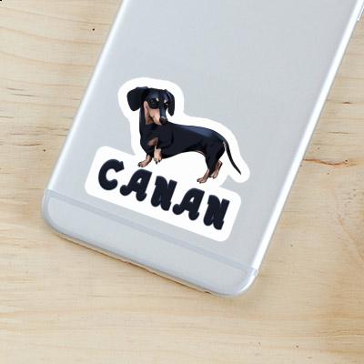 Dachshund Sticker Canan Laptop Image