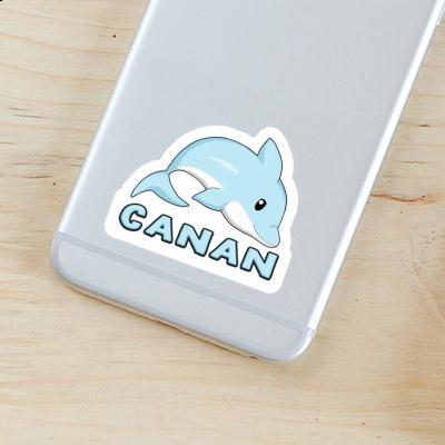 Sticker Dolphin Canan Laptop Image