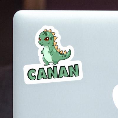 Sticker Canan Dino Notebook Image