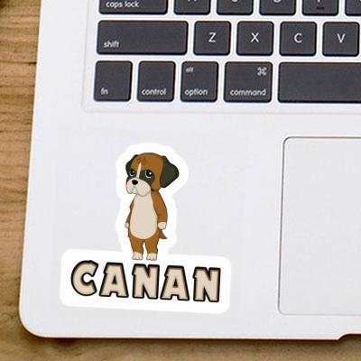 Canan Sticker German Boxer Image