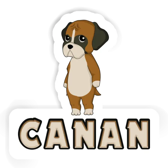 Canan Sticker German Boxer Notebook Image