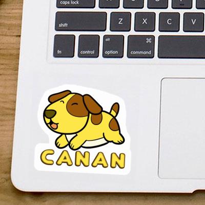 Canan Sticker Hund Notebook Image