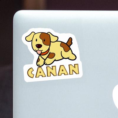 Sticker Canan Dog Laptop Image