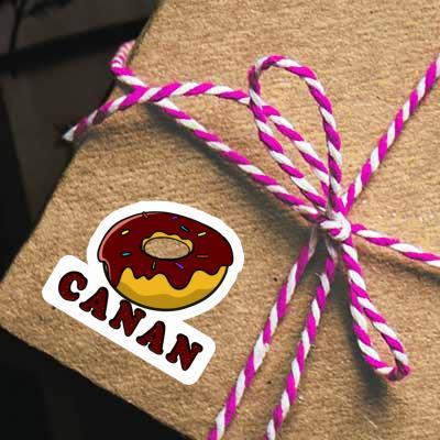 Autocollant Canan Donut Laptop Image