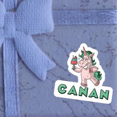 Autocollant Licorne festive Canan Gift package Image