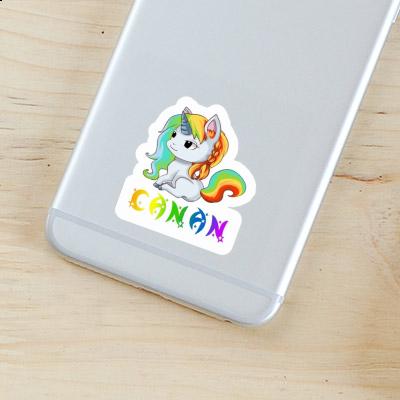 Sticker Canan Unicorn Notebook Image