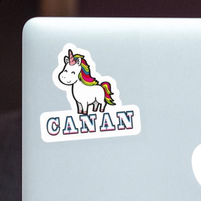 Autocollant Canan Licorne Notebook Image