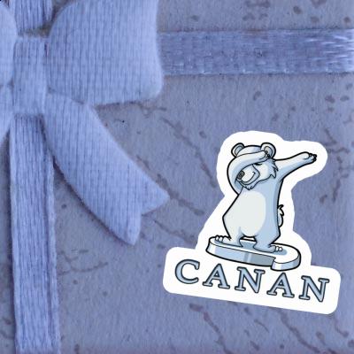 Sticker Polar Bear Canan Gift package Image