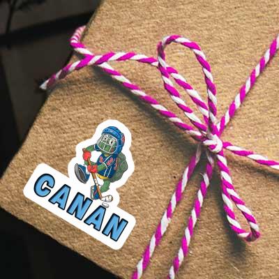 Canan Sticker Hockey Player Laptop Image