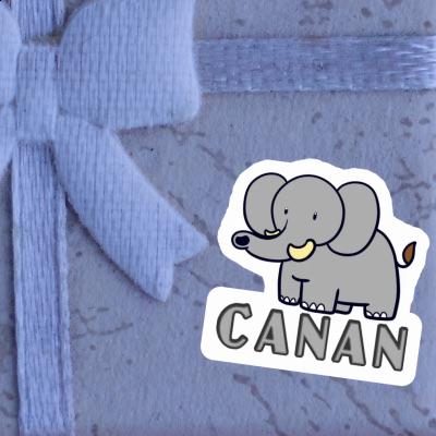 Canan Sticker Elephant Laptop Image