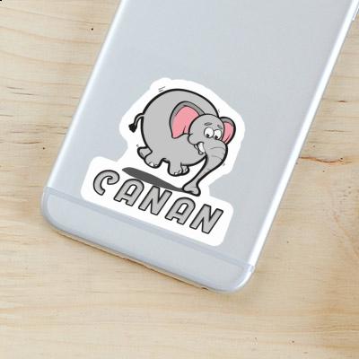 Jumping Elephant Sticker Canan Gift package Image