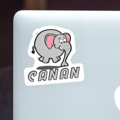 Autocollant Canan Éléphant Laptop Image