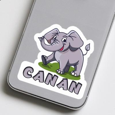 Elephant Sticker Canan Notebook Image