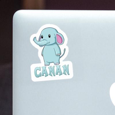 Canan Aufkleber Elefant Laptop Image