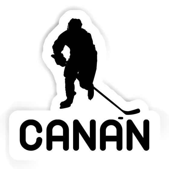 Canan Sticker Hockey Player Laptop Image