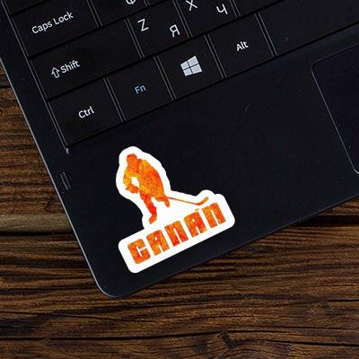 Sticker Canan Eishockeyspieler Gift package Image