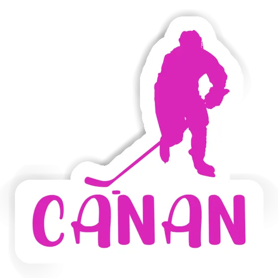 Aufkleber Canan Eishockeyspielerin Laptop Image