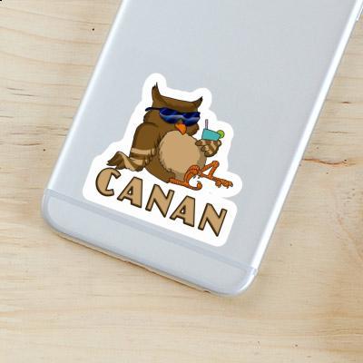 Autocollant Canan Hibou Image