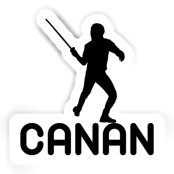 Canan Sticker Fencer Image