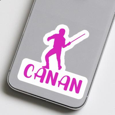 Fechter Sticker Canan Notebook Image