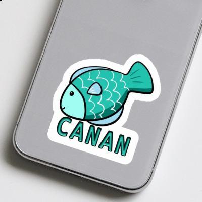 Autocollant Canan Poisson Notebook Image