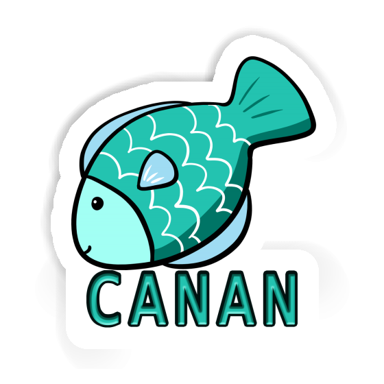 Sticker Canan Fish Laptop Image