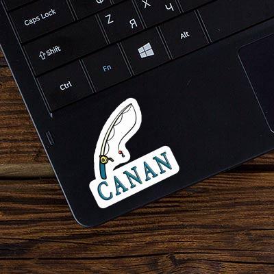 Fishing Rod Sticker Canan Notebook Image