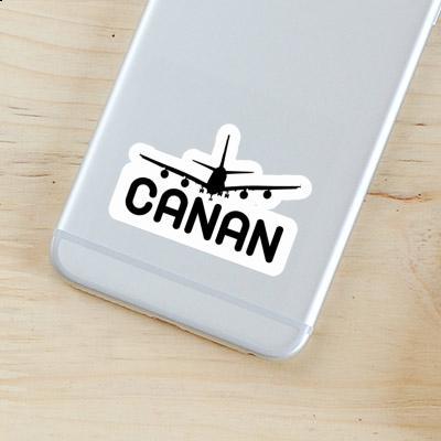 Sticker Flugzeug Canan Notebook Image