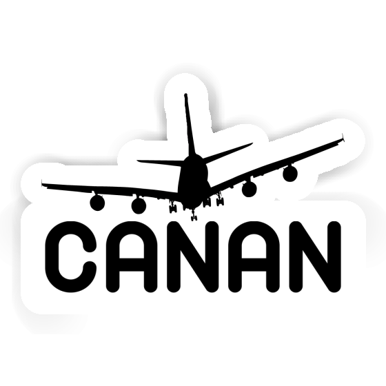 Sticker Flugzeug Canan Gift package Image