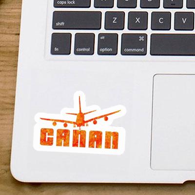 Sticker Airplane Canan Gift package Image