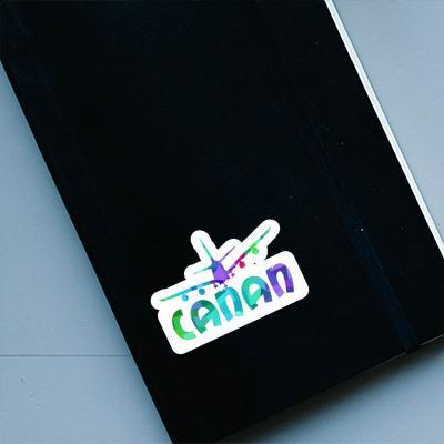 Airplane Sticker Canan Notebook Image