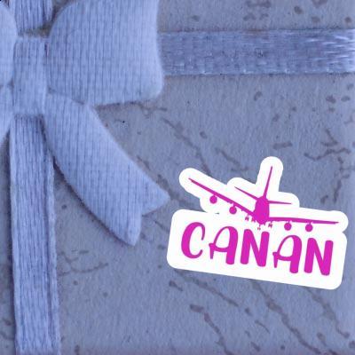 Sticker Airplane Canan Laptop Image