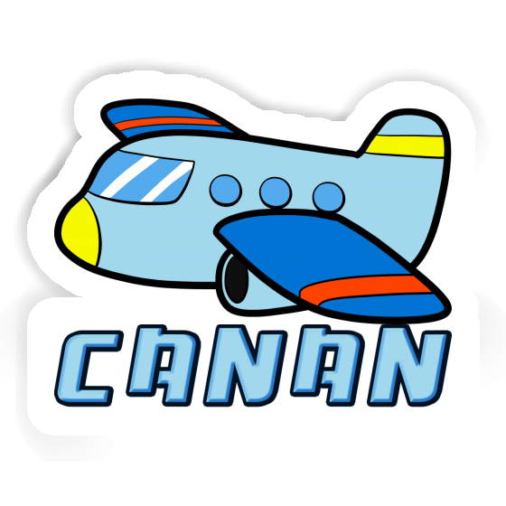 Canan Sticker Airplane Notebook Image