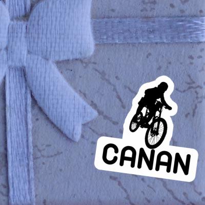 Autocollant Canan Freeride Biker Laptop Image