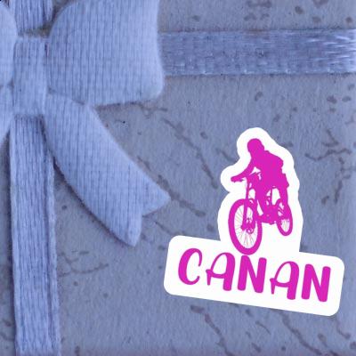 Autocollant Canan Freeride Biker Laptop Image