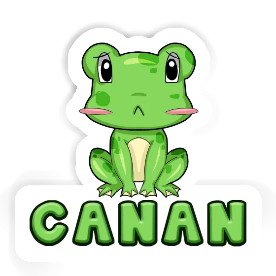 Autocollant Crapaud Canan Laptop Image